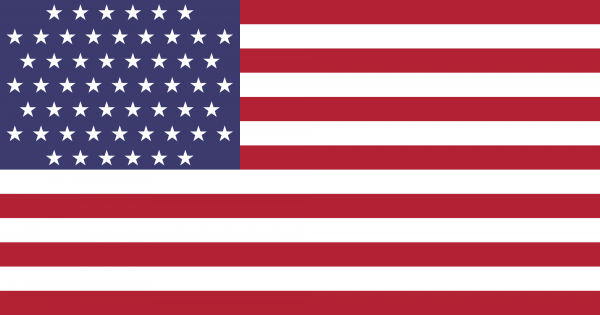 US flag 55 stars