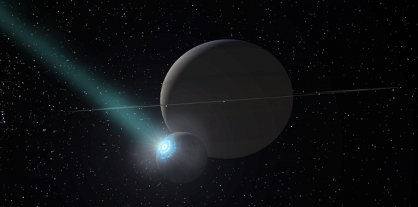 Optical Phased Array on Tethys