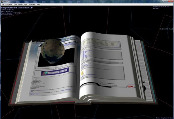 Encyclopaedia with 3D images