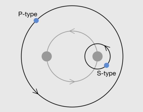 P and S type orbits