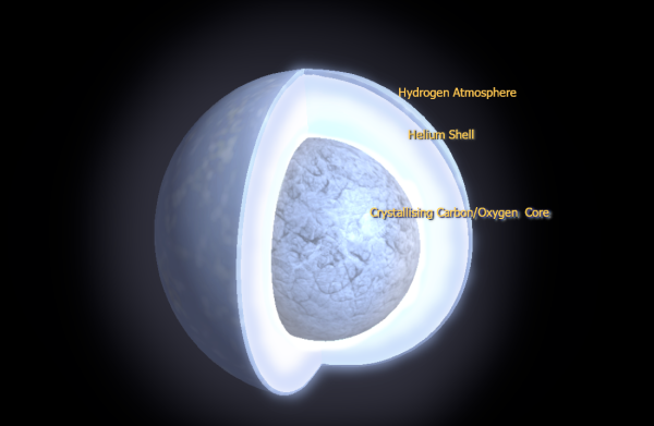 White Dwarf star cross-section